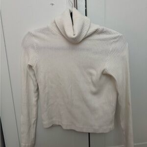Club Monaco White Turtleneck Sweater